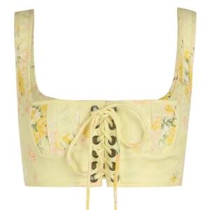 Selkie bridgerton Penelope yellow stay corset